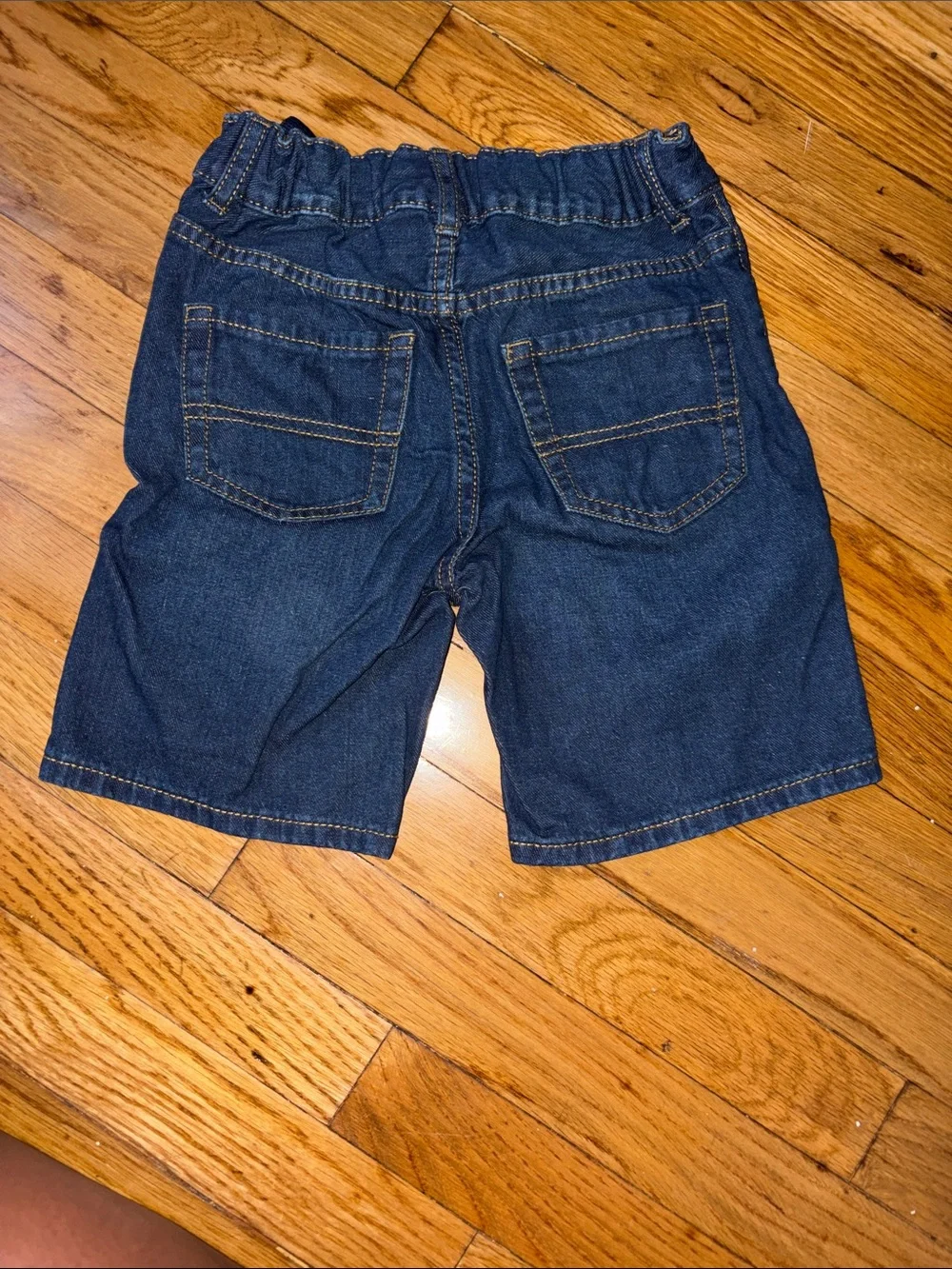 Classic Dark Blue Denim Shorts for Kids